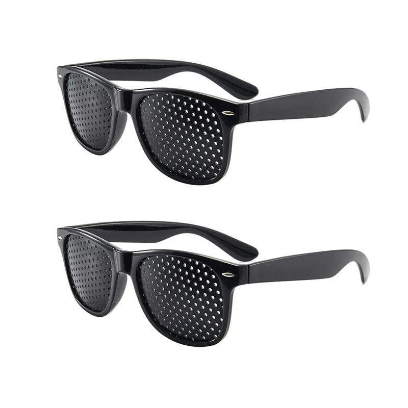 

Очки против близорукости, астигматизма с отверстиями, коррекция зрения, очки с отверстиями для мужчин и женщин, улучшение зрения, натуральные