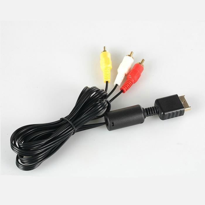 Audio Video Cable - Sony - PS2 PS3 - 1.8M - Stereo - High Quality Compatible