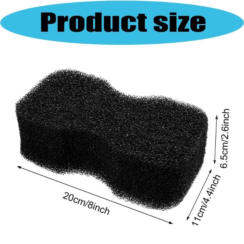 Three Pack Durable Polyurethane Cleaning Sponges Grooming Sponge Brushes For Complete Horse Care And Shine