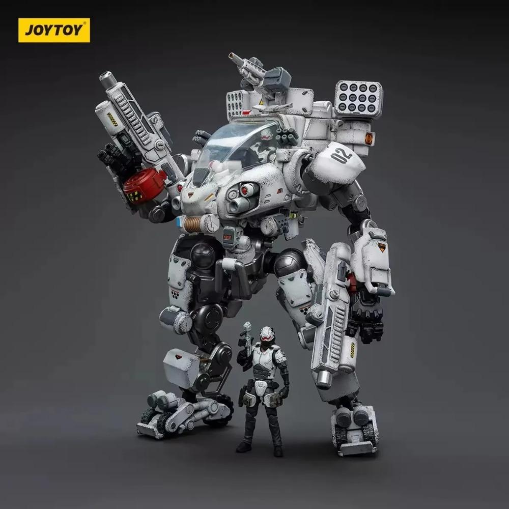 JOYTOY 1/25 God of War 86 Tiekui Dual Pilot lron Wrecker Steel Bone Mecha Christmas Present Hobby Action Figures Model Toys