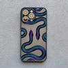 Luxurious Black Gold Snake Phone Case For iPhone 16 15 14 13 12 11 Pro Max XS SE 7 8 Plus Unique Dragon Shockproof Back Cover