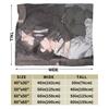 Omniscient Reader Viewpoint Yoo Joonghyuk Warm Blanket Travel Plush Throw Blanket Funny Home Decor Flannel Bedspread Bed Cover