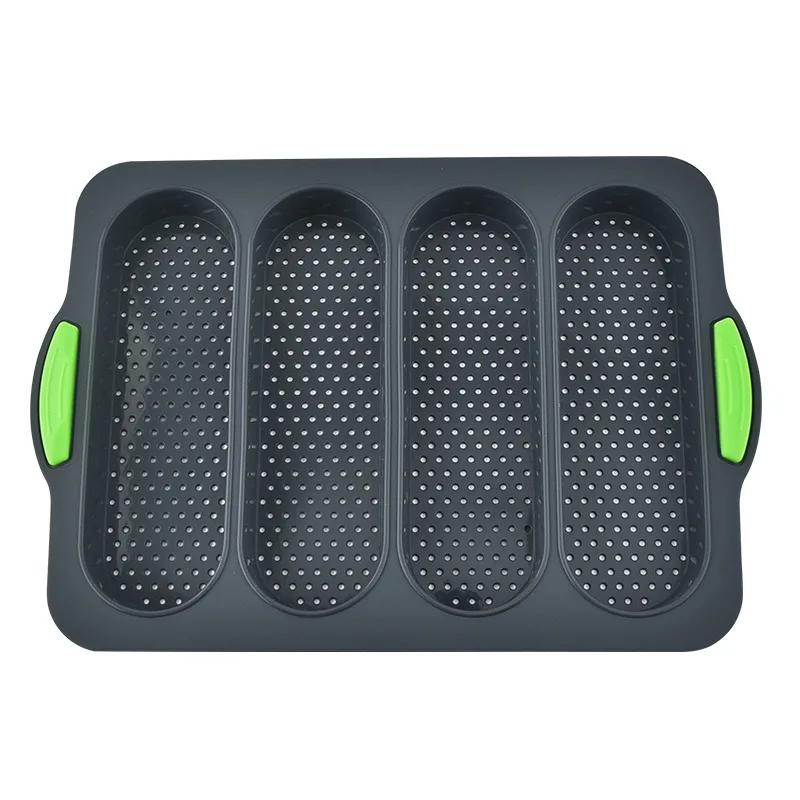 Silicone Cuisson Sandwich pain gâteau Poêle Anti-adhésive démoulage facile ménage silicone alimentaire cuisson petit-déjeuner thé de l'après-midi Formes Moule