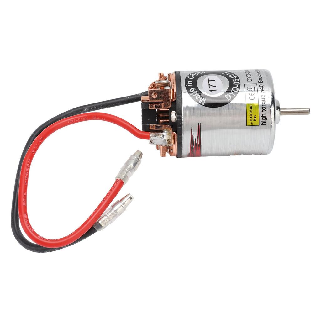 RC Brushed Motor 540 Waterproof High Torsion Brushed Motor with External Replaceable Carbon Brush