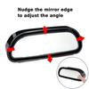 360 Stick on Rear View Auxiliary Blind Spot Mirror Wide Angle Car Parking Side