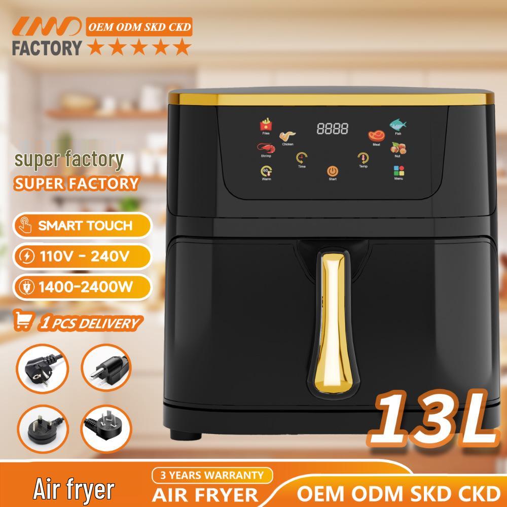 Export 13L Multifunction Air Fryer 2026 with Visual No-Flip Feature