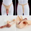 Wearable Strap-On Dildo with Elastic Harness – Realistic Hollow Silicone Design, T-Style Panties, Adult Toy for Couples