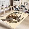 1PC Turtle Moon Non-Slip Floor Carpet Compatible for Office&Living Room&Bedroom&Dining room -  Soft & Pattern, Vibrant Colors-H0395