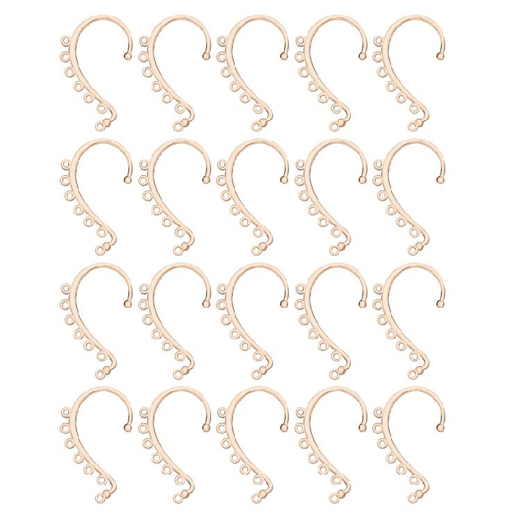 Ear Cuff Earrings 7 Holes Ear Wrap Earring Hooks No Piercing Ear Cuff Clips