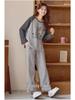 Damen Cartoon Woll-Seiden Flanell Pyjama: Herbst/Winter 2025 Warmes Outdoor-freundliches Set