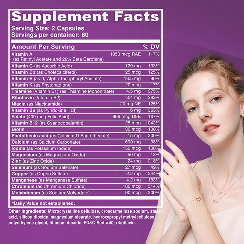 Ženy 50+ Complete - Multivitamín, Multiminerál - Podporuje zdraví srdce