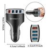 Fast Charging 4 Ports USB Car Charger Consumer USB Car Charger Adapter Electronics for Camping Truck Vehicle Family Trips
