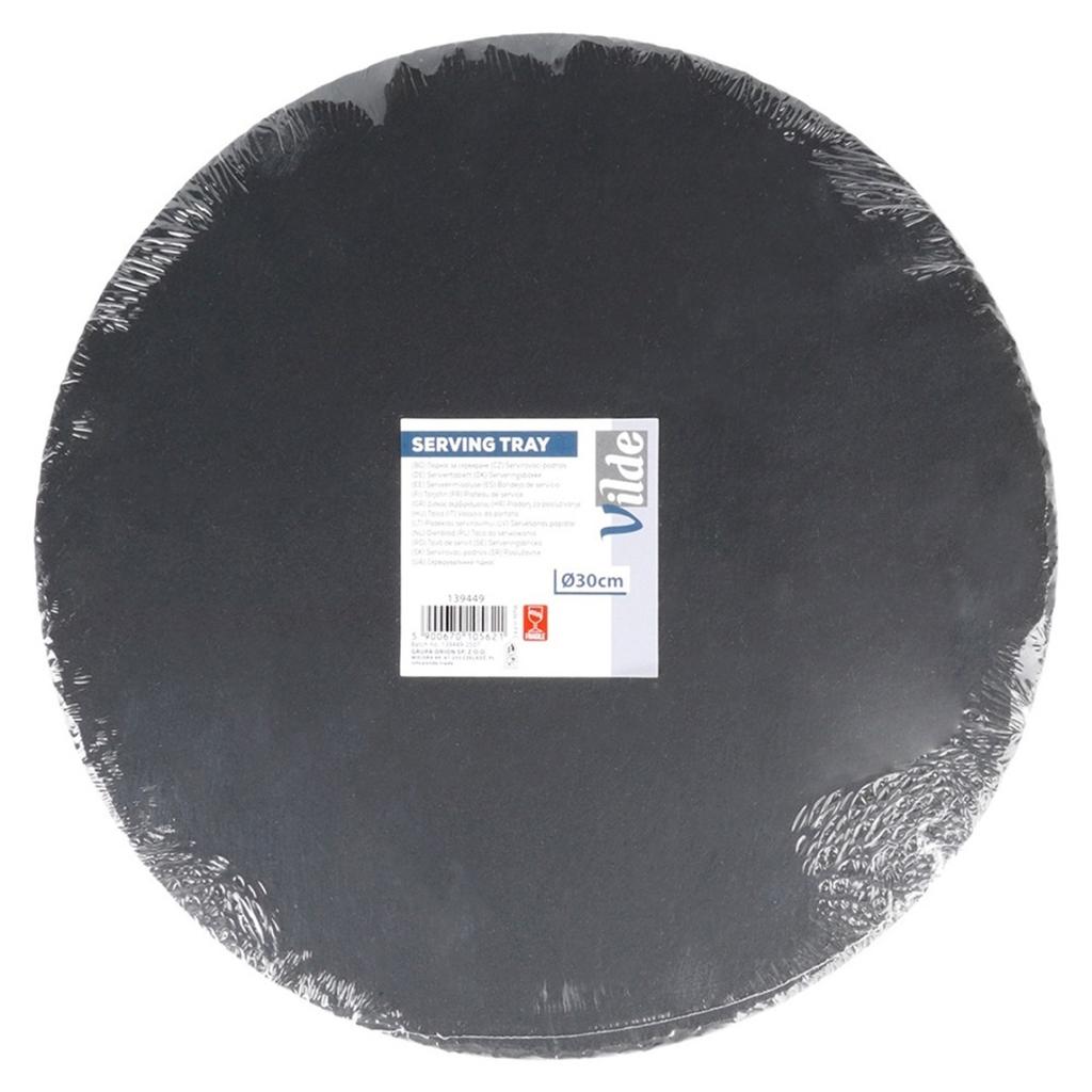 TALERZ TACA KAMIENNA OKRĄGŁA 30cm DO SERWOWANIA 139449