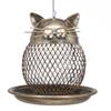 Outdoor Hanging Bird Feeder Garden Tree Mount Squirrel-Resistant Metal Hummingbird With Cups Lid