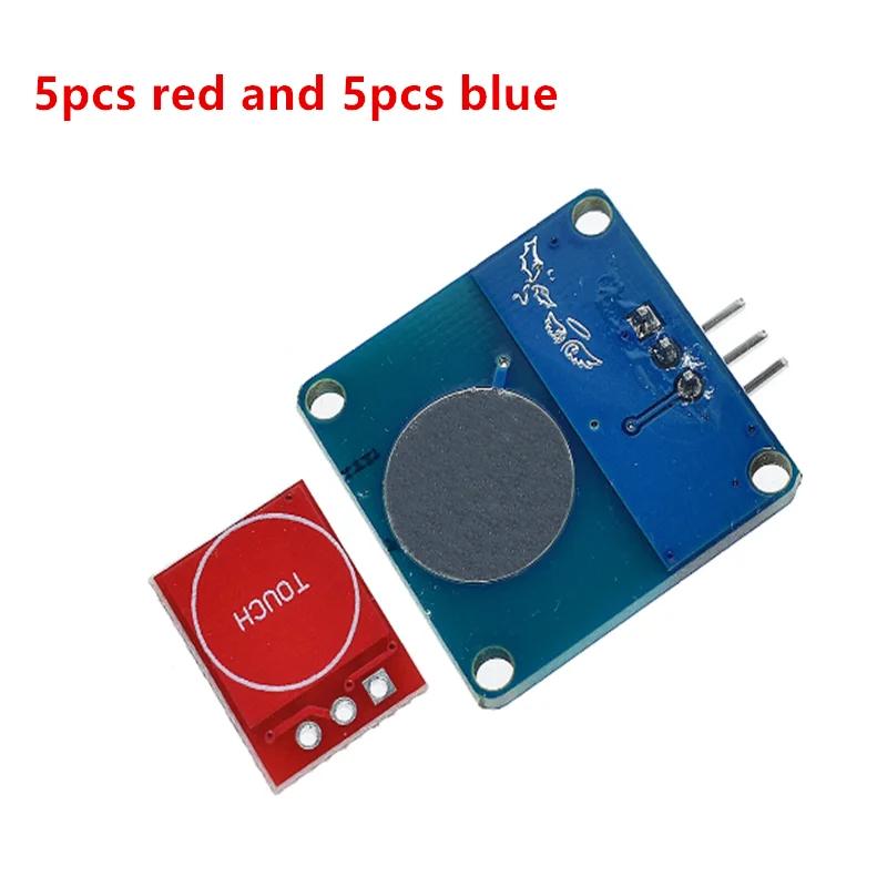 5PCS TTP223 Touch Key Switch Module Touching Button Self-Locking/No-Locking Capacitive Switches Single Channel Reconstruction