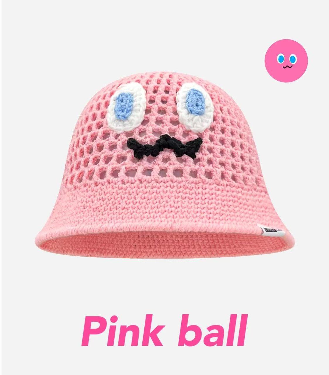 

Adorable Cherry Hollow Knit Baby Fisherman Hat - Unisex Funny Wool Cap for Kids