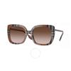 Caroll Gradient Brown Square Ladies Sunglasses Be4323 400513 54