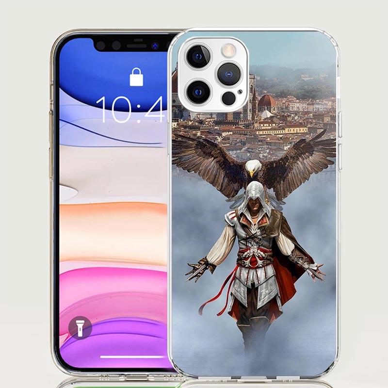 Чехол для телефона Assassin's Creed для Apple iPhone 17 Air 16 15 Plus 14 + 13 Mini 12 11 Pro Max 7 8 SE 16Max Мягкая накладка Co