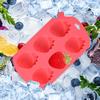 6-Cavity Fruit Shaped Silicone Candy Mold Non-Stick Reusable Chocolate Molds for Baking,  Party Holiday Treats, Adults Kids