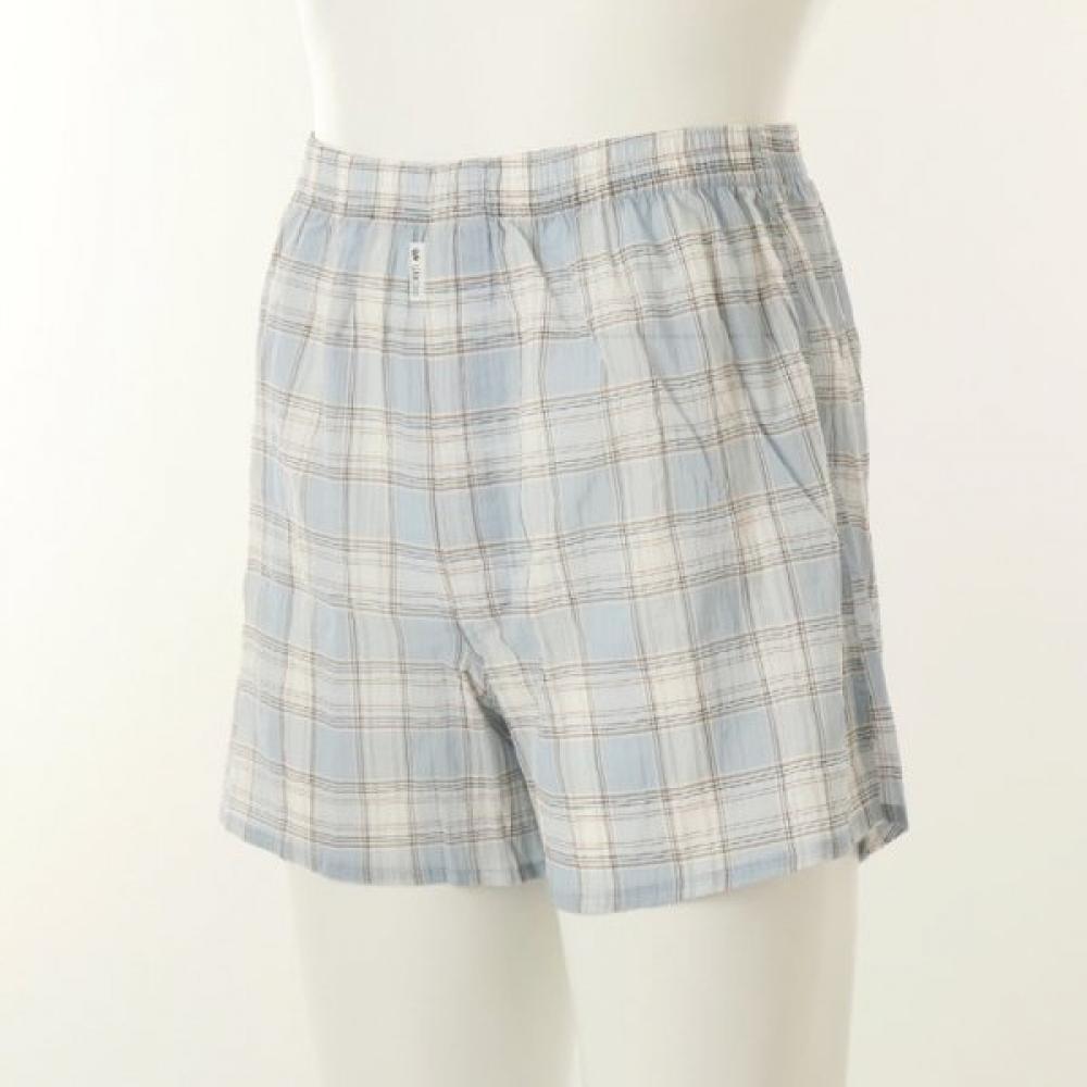 Wacoal Men S Trunk Cotton Yarn Dyed Check Wmp5414