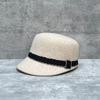 Wide Brim Wool Casual Equestrian Hat Cap Shopping Fashion Hat Women'S Versatile Knight Hat