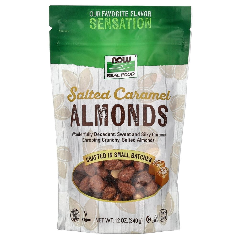 Now Foods Almond Salted Caramel 340g (12oz)
