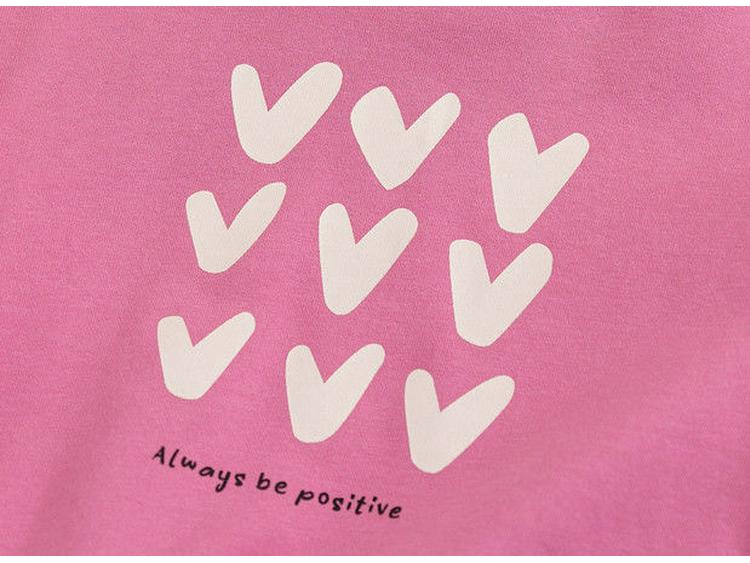 New Cute Baby Girl Heart Pullover: Spring/Autumn Princess Sweatshirt