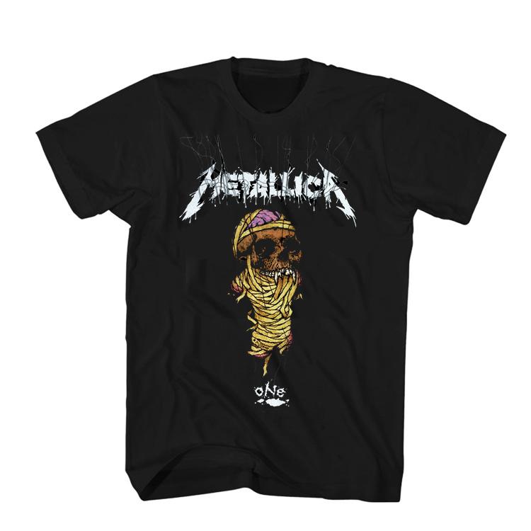 MetallicaT T-Shirt Heavy Metal Neues Album Cover Gothic Dark Rock Baumwolle Oversized Kurzarm Herren und Damen Streetwear Kleidung