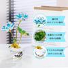 Kertari K9 Crystal Glass Lotus Flower Metal Lotus Leaf Artificial Flower Home Decor Ornament Crystal Lotus Good Luck Feng Shui Item Never Withers