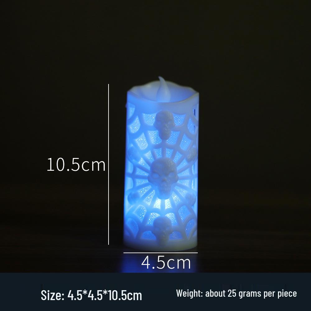 LED Halloween Pumpkin Lantern Candle Lamp – Decorative Night Light Ornament