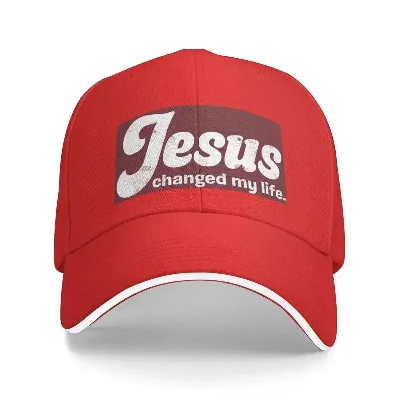 Classic Jesus Changed My Life Baseball Cap Women Men Custom Adjustable Unisex Christ Dad Hat Spring One Size