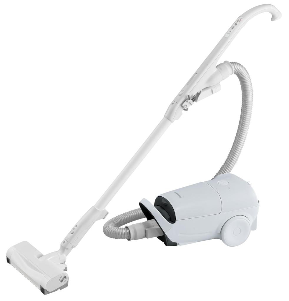 Panasonic Vacuum Cleaner Paper Pack Type Light Gray Lightweight Brush Antibacterial Clean Sensor Equipped with Parent and Child Nozzles MC-JP870K-H
