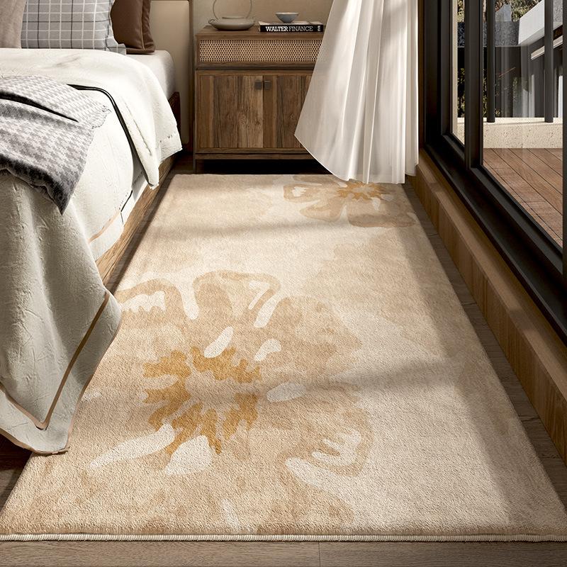 Teppich Schlafzimmer Bettvorleger Teppich Zuhause Langer Teppich Wohnzimmer Sofa Teetisch Rutschfest Erkerfenstermatte