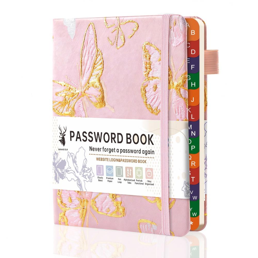 

Practical Band Design B6 Embroidery Notebook Soft Touch Hardcover Notepad Daily Writing