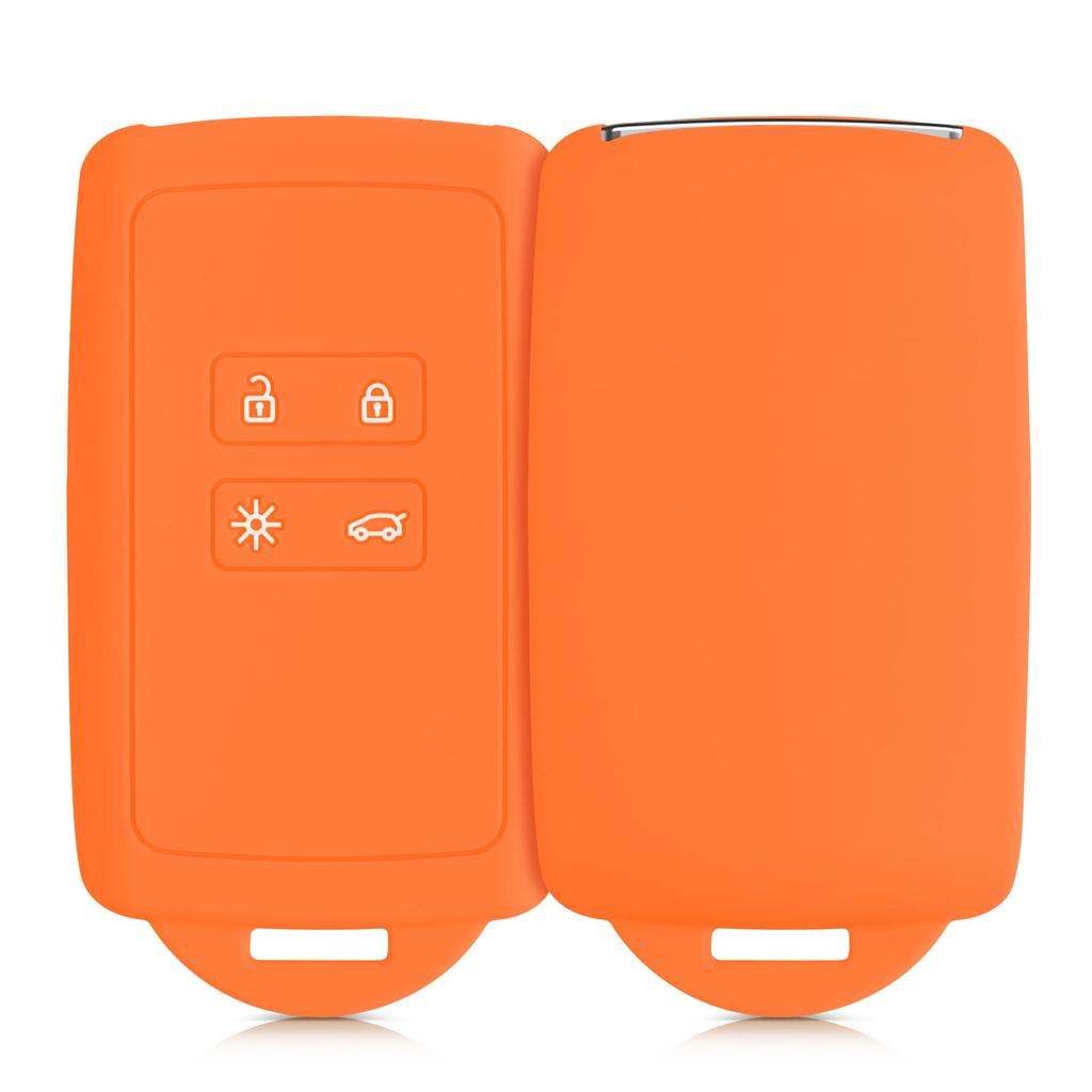 kwmobile Chave Inteligente de Carro Renault 4 Botões (Compatível com Keyless Go