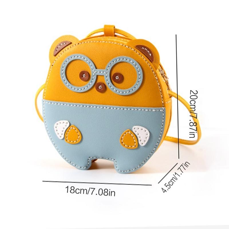 DIY Bear Crossbody Bag Making Complete Set Cute Bear Shoulder Bag Making Materials Kits Sewing Craft Tool Birthday Gift