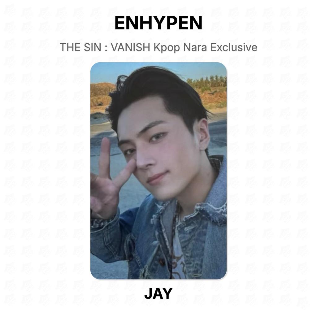 ENHYPEN THE SIN : VANISH Kpop Nara Exclusive Official Photocard