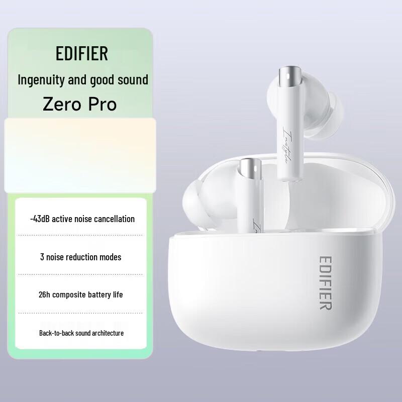 

EDIFIER Zero Pro True Wireless Active Noise Cancelling Earbuds