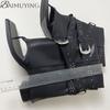 Fashion Brand Designer Shoes Woman Heeled Sandals Summer Ankle Boots Flip Flops 2025 New Clip Toe Square High Heels Leather Goth Chunky