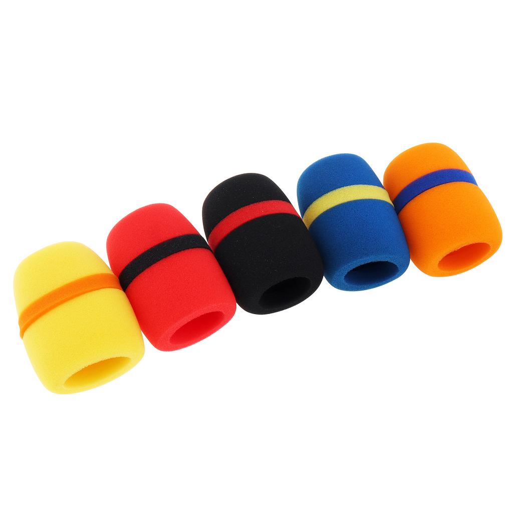 1 Piece High Density Thickened Foam Mic Cover Wear Resistant Protective Sponge Sleeve for KTV Stage Meeting Performance