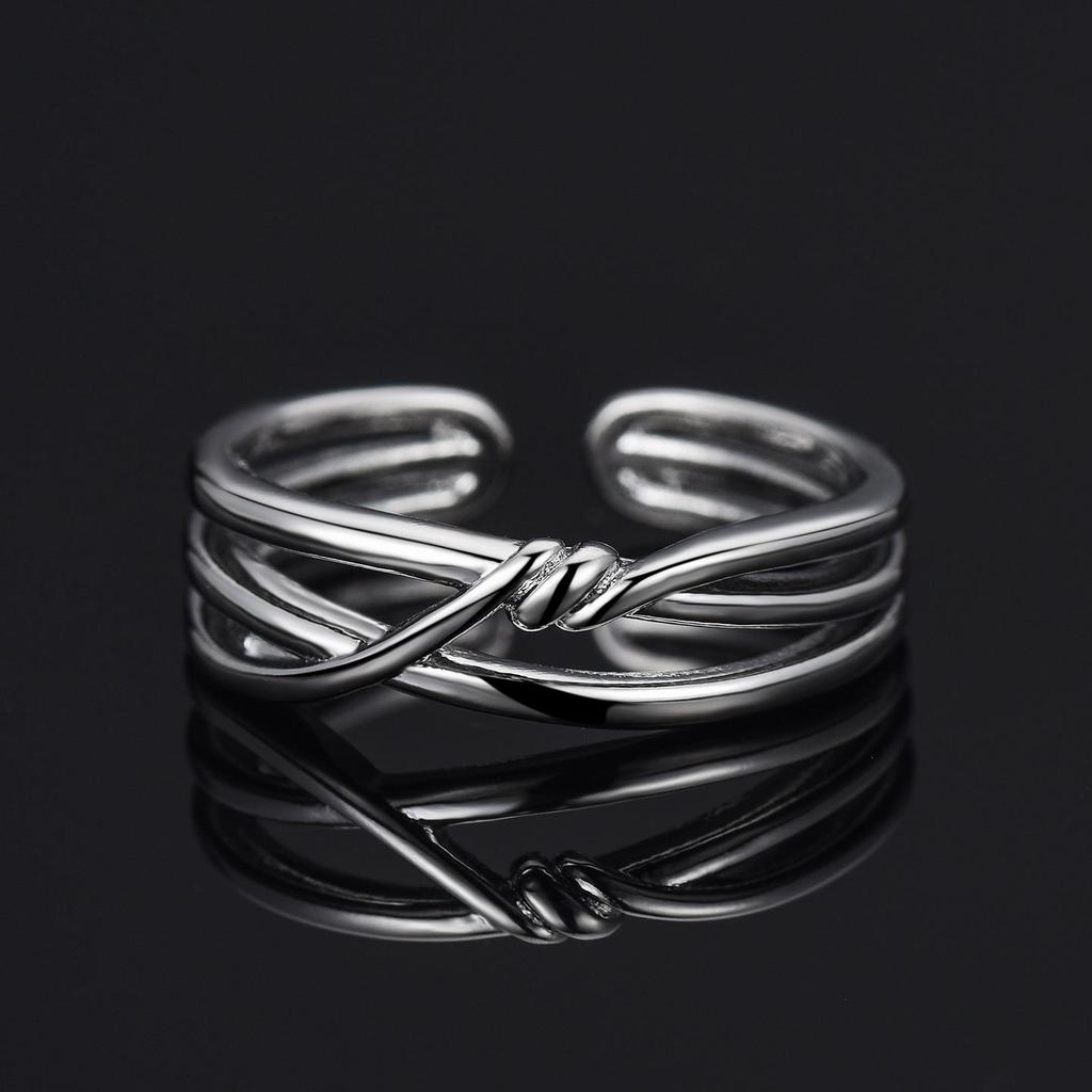 Chic Multi-Layer Knot Adjustable Women's Ring