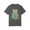 Festive Christmas Tree T-Shirt with Bow - Holiday Graphic Tee