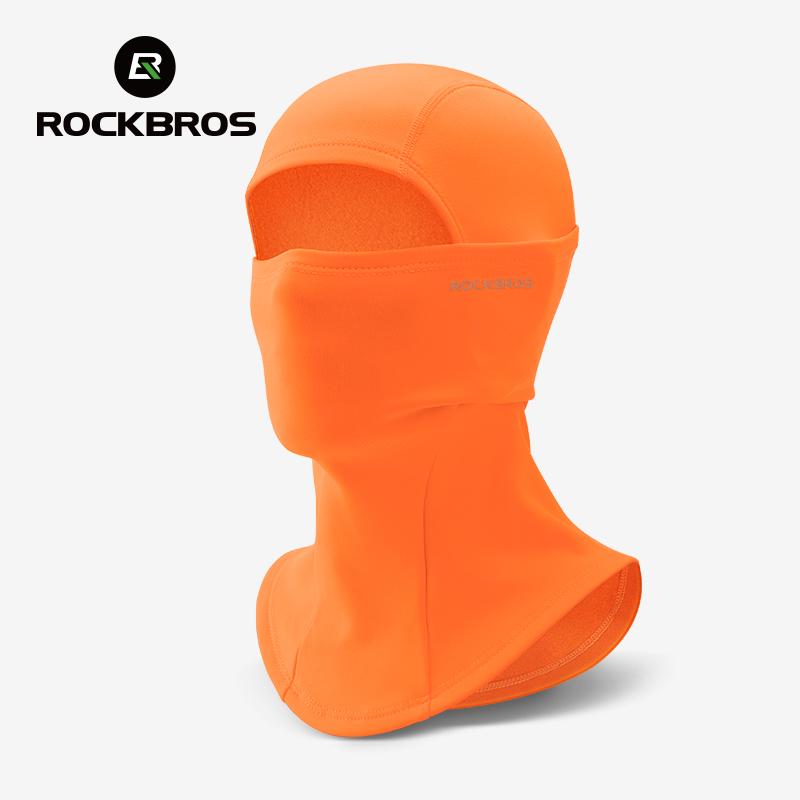 ROCKBROS Winter Radsportmaske Fleece Thermisch Warmhalten Winddicht Radfahren Gesichtsmaske Sturmhaube Skimaske Angeln Skifahren Mütze Kopfbedeckung