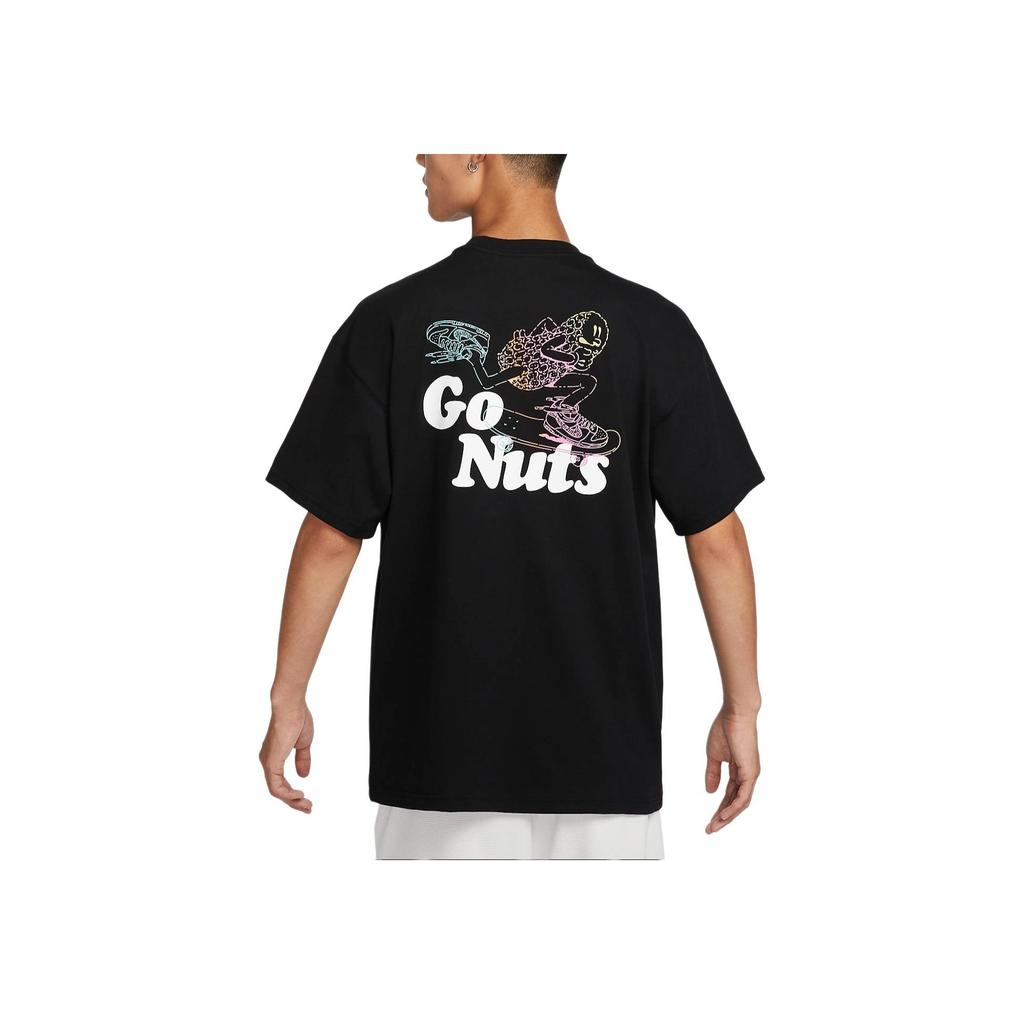 Nike SB Soft And Comfortable Casual Sports Crew Neck Short Sleeve T-Shirt Men Tops Black HM4457010