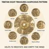 The Eight Auspicious Symbols Tingsha Cymbal Bell Handcrafted Brass Chime Bells  Buddhist