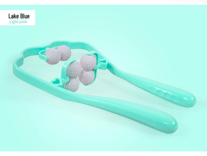 Handheld Dual Ball Neck & Trapezius Massager for Cervical Spine – Multifunctional Manual Massager