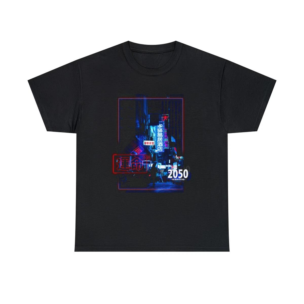 Destiny Futuristic Cyberpunk synthwave Graphic design streetwear T shirt Unisex 3XL