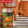2D Flat - 2D Flat Autumn Welcome Maple Leaf Pumpkin Thanksgiving Garden Flag_1-28X40 Inch Outdoor Garden Flag Double-Sided Home Decoration Courtyard D