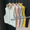 Popular Ultra-light Short Stand-up Collar Down Vest, New Women Wear Down Vest and Peace of Mind Down