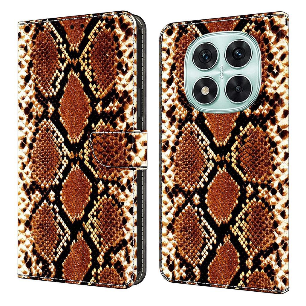 Pro Xiaomi Redmi Note 14 Pro 4G Peněženkové pouzdro Vzorový potisk PU kůže Vyklápěcí Stojánek Kryt na telefon